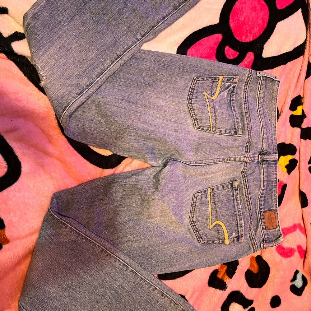 American Eagle Outfitters Blue Boot Cut Jeans